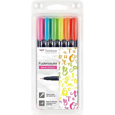 Set Viltstiften Tombow Fudenosuke Multicolour