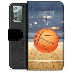 Samsung Galaxy Note20 Premium Portemonnee Hoesje - Basketbal