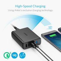 Anker PowerPort Speed 5 poorts USB desktop lader, met Quick Charge 3.0 - thumbnail