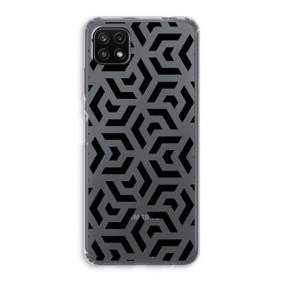 Crazy pattern: Samsung Galaxy A22 5G Transparant Hoesje