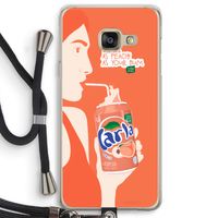 Peach please!: Samsung Galaxy A3 (2016) Transparant Hoesje met koord