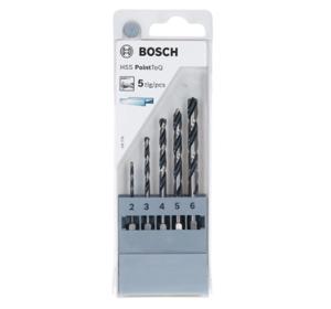 Bosch Accessories 2607002825 2607002825 Spiraalboorset 2.0 mm, 3.0 mm, 4.0 mm, 5.0 mm, 6.0 mm 1 stuk(s)