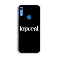 Topvent Zwart: Huawei Y6s Transparant Hoesje