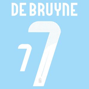 De Bruyne 7 (Officiële België Away Bedrukking 2024-2025)