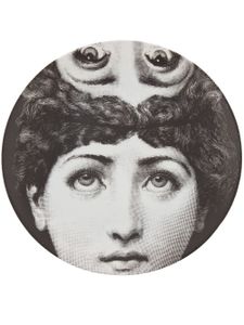 Fornasetti assiette imprimée - Blanc