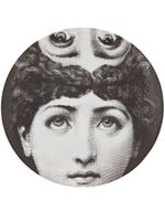 Fornasetti assiette imprimée - Blanc - thumbnail