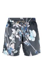 ETRO short de bain à fleurs - Bleu - thumbnail