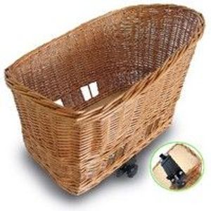 Basil pasja - hondenfietsmand - large - 50 cm - achtermand - natural