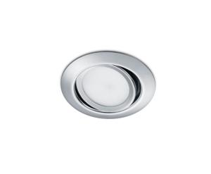 Trio Led inbouwspotRila 5w - 3000K - 8,2cm zilvergrijs - 650310106