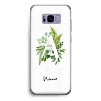 Green Brush: Samsung Galaxy S8 Transparant Hoesje - thumbnail