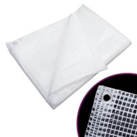VidaXL Dekzeil leno 140 g/m²6x12 m wit
