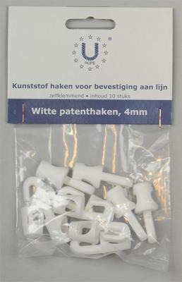 U-rope Elastiekhaak Nylon 4 Mm Wit (10) Default
