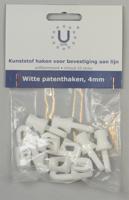 U-rope Elastiekhaak Nylon 4 Mm Wit (10) Default