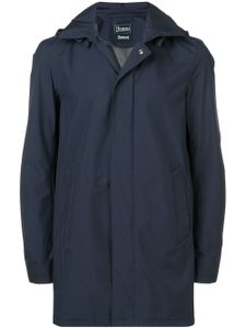 Herno imperméable à capuche - Bleu