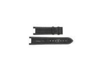 Horlogeband GC watches GCX72024G5S / X72024G5S Leder Zwart 13mm