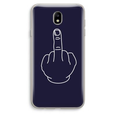 F**k U: Samsung Galaxy J7 (2017) Transparant Hoesje
