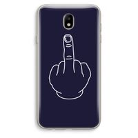 F**k U: Samsung Galaxy J7 (2017) Transparant Hoesje