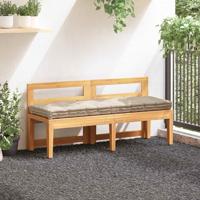 VidaXL Palletvloerkussen 120x40x7 cm katoen beige