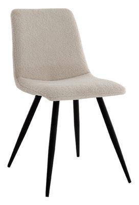 LABEL51 Eetkamerstoel 'Jep' Teddy, kleur Ivory