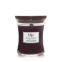 WoodWick Geurkaars Medium Spiced Blackberry - 11 cm / ø 10 cm - thumbnail