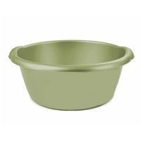 Groene afwasbak/afwasteil rond 15 liter 42 cm   - - thumbnail