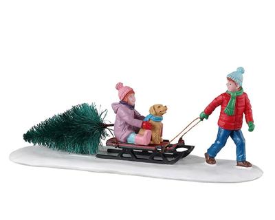 Bringing Home Our Tree - Lemax