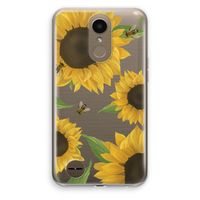 Sunflower and bees: LG K10 (2017) Transparant Hoesje