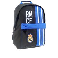 Real Madrid Cf Rugzak Junior 30 X 15 X 40 Cm Polyester Zwart/blauw - thumbnail