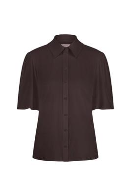 Poppy butterfly blouse - espresso - 91536