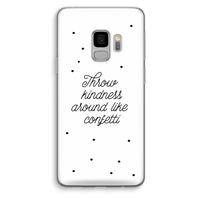 Confetti: Samsung Galaxy S9 Transparant Hoesje Confetti: Samsung Galaxy S9 Transparant Hoesje