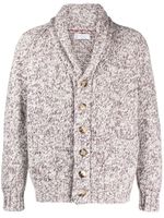 Brunello Cucinelli cardigan croisée en laine mélangée - Tons neutres