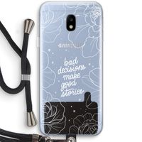 Good stories: Samsung Galaxy J3 (2017) Transparant Hoesje met koord