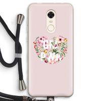 GRL PWR Flower: Xiaomi Redmi 5 Transparant Hoesje met koord GRL PWR Flower: Xiaomi Redmi 5 Transparant Hoesje met koord