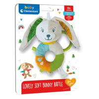 Clementoni baby pluchen rammelaar konijn