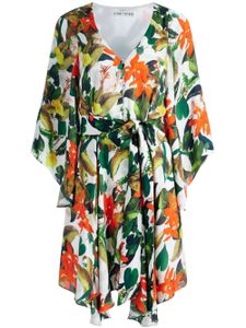 alice + olivia robe ceinturée Marva à fleurs - Vert