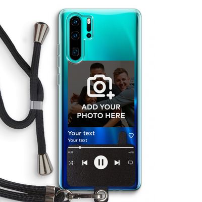 Music Player: Huawei P30 Pro Transparant Hoesje met koord