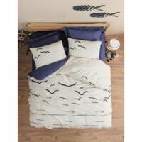Dekbedovertrek set Blauw Wit 220 x 240 cm