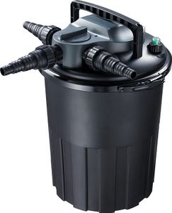 Aquaforte Drukfilter CBF-4000 - Vijverzuivering met 9W UVC & Backwash, tot 4m³
