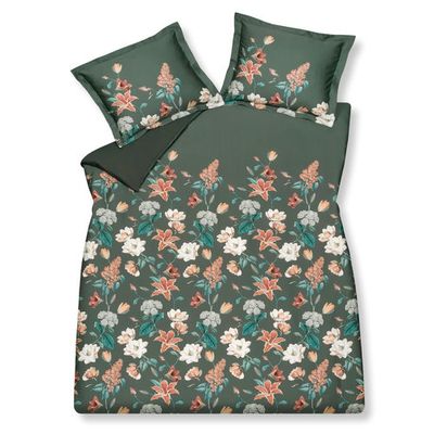 Vandyck Vandyck Dekbedovertrek Fine Leaves earth green 200x220