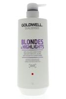 Goldwell Dualsenses Blondes & Highlights Anti-Yellow Conditioner 1000ml | Voor Blond Haar