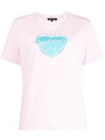 tout a coup t-shirt en coton à imprimé graphique - Rose - thumbnail