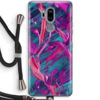 Pink Clouds: LG G7 Thinq Transparant Hoesje met koord