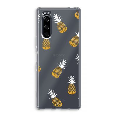Ananasjes: Sony Xperia 5 Transparant Hoesje
