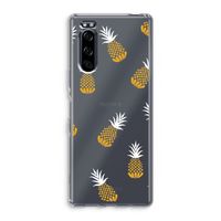 Ananasjes: Sony Xperia 5 Transparant Hoesje