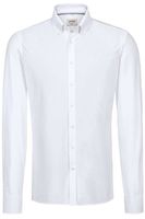 HAKRO Regular Fit Overhemd wit, Effen