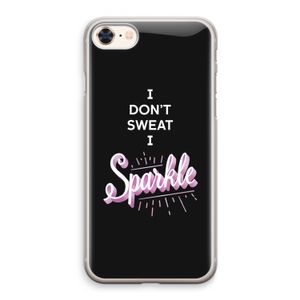 Sparkle quote: iPhone 8 Transparant Hoesje