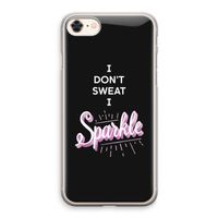 Sparkle quote: iPhone 8 Transparant Hoesje