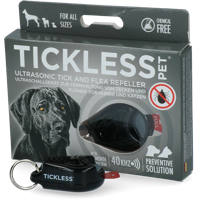Tickless Pet minimaal 6 maanden bescherming Zwart