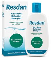 Resdan Medicinale Anti Roos Shampoo Normaal tot Vet Haar - 125 ml - thumbnail