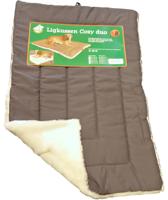 Ligkussen cozy duo grijs wit 88 x 55 cm - Gebr de boon